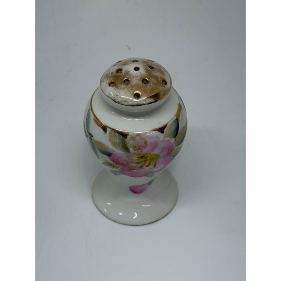 VTG Noritake Azalea Bulbous Salt/Pepper Shaker 1Pc - 3" Handpainted Floral Japan - Picture 2 of 7